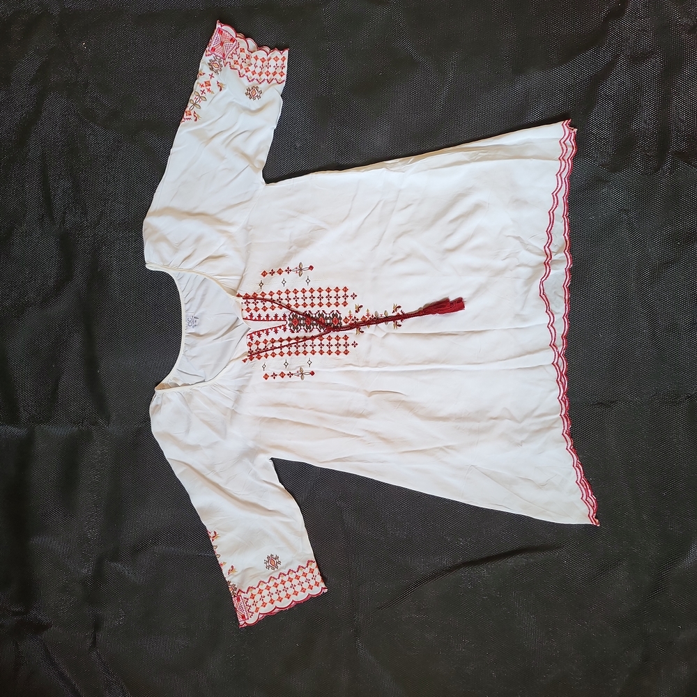 Women's XL C/C (Chic Connection) top (white)